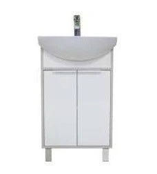 РИКО 50 Тумба (Белый Ясень/Фабрик)(БЕЗ УМЫВАЛЬНИКА SMILE-50) 1A212401RIB90
