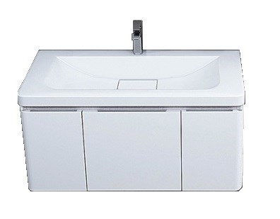 Тумба под раковину AQUATON Шерилл 85 подвесная, белая (1A208801SH010) 1A208801SH010
