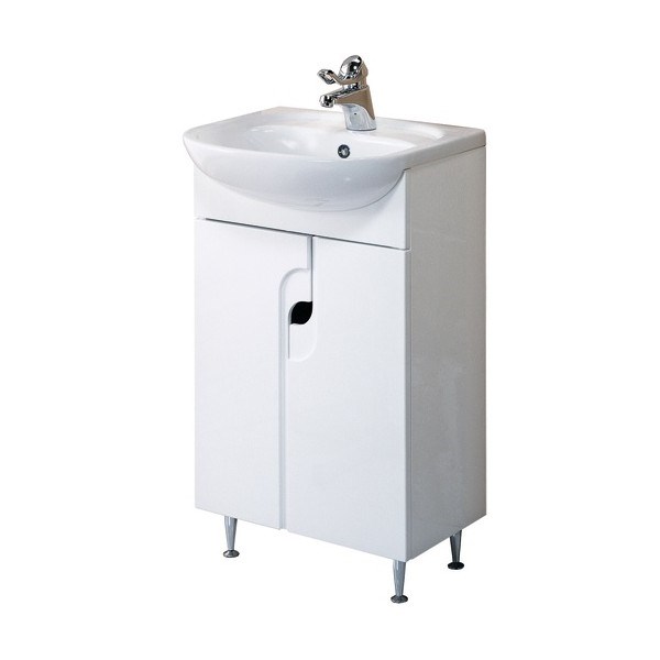 Тумба под раковину AQUATON ПАНДА-50 напольная, белая (1A053701PD010) 1A053701PD010