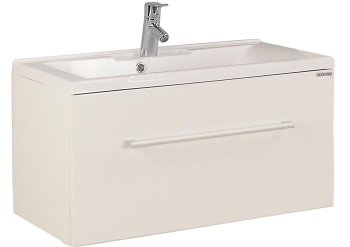 Тумба под раковину AQUATON Мадрид 80 М подвесная, белая (1A126801MA010) 1A126801MA010