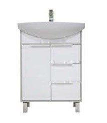 Тумба под раковину AQUATON РИКО 65 напольная к Белый-Ясень Фабрик (1A213301RIB90) 1A213301RIB90