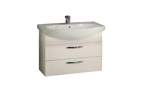 Тумба под раковину AQUATON Ария 80 М белая (1A140801AA010) 1A140801AA010