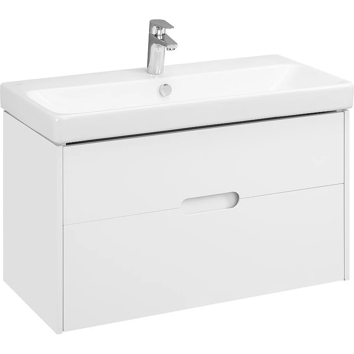 Оливия 90 Тумба Белый матовый (БЕЗ УМЫВАЛЬНИКА "Адриана-90") 1A254401OL010