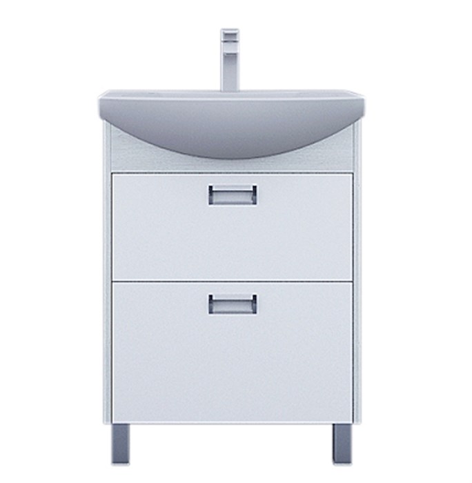 Тумба под раковину AQUATON БЕККА 60 белый дуб (1A196601BAC20) 1A196601BAC20