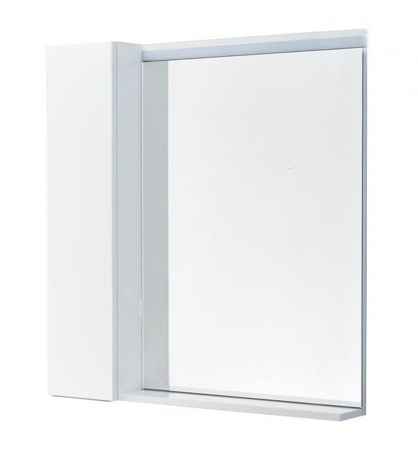 Зеркало-шкаф AQUATON Рене 80 Белый/Грецкий орех (1A222502NRC80) 1A222502NRC80