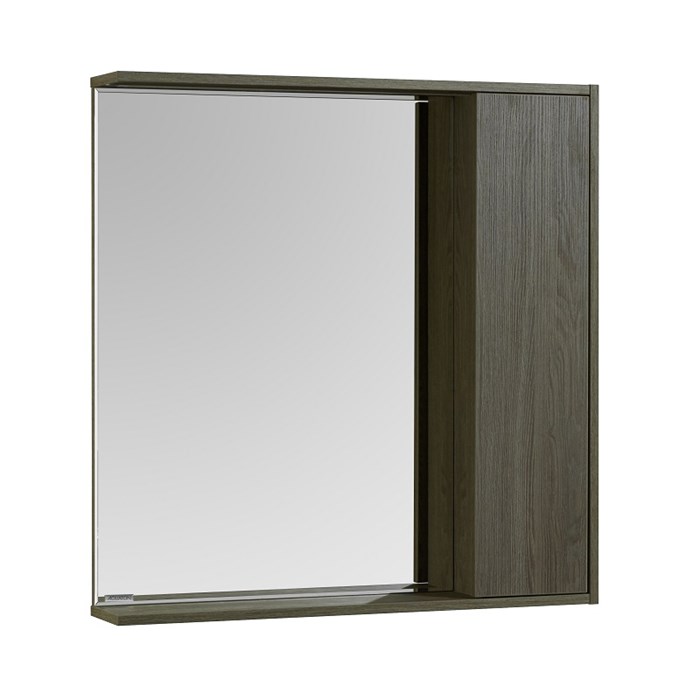 Зеркало-шкаф AQUATON Стоун 80 правая, Грецкий орех (1A228302SXC80) 1A228302SXC80