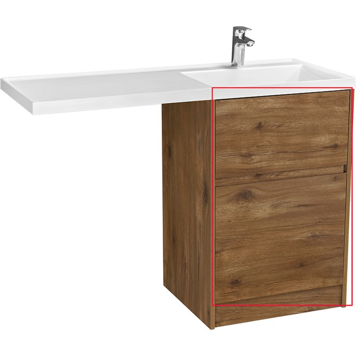 Фасад для тумбы Aquaton Лондри 60 Дуб Рустикальный (1A274801LHDR0) 1A274801LHDR0