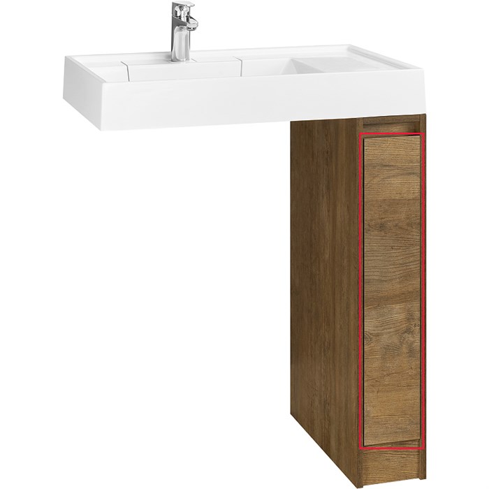 Фасад для тумбы Aquaton Лондри 20 Дуб Кантри (1A275001LHDY0) 1A275001LHDY0