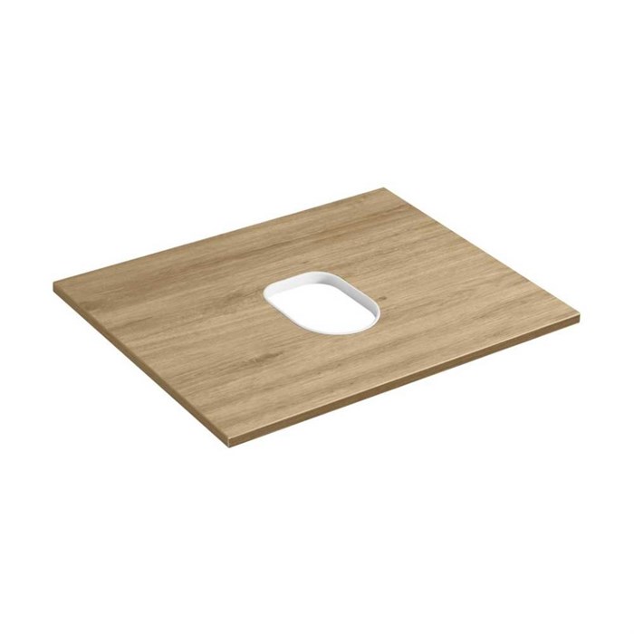 Столешница под раковину Aquaton Либерти 60 дуб эльвезия (1A280903LYC70) 1A280903LYC70