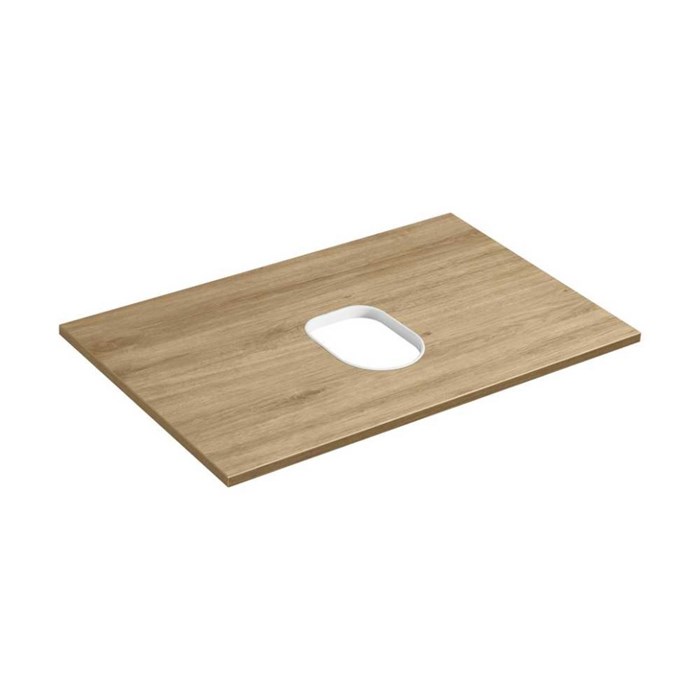 Столешница под раковину Aquaton Либерти 70 дуб эльвезия (1A281203LYC70) 1A281203LYC70