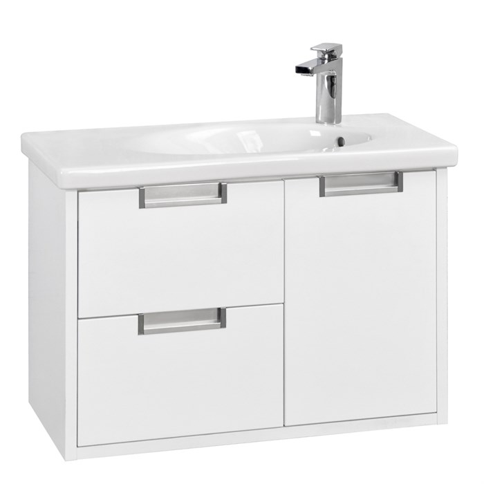 Тумба под раковину Roca Etna 80, подвесная, белый глянец (7.8573.0.180.6) 7.8573.0.180.6