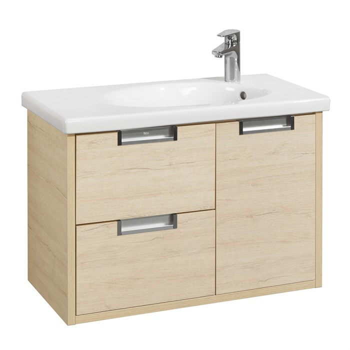 Тумба под раковину Roca Etna 80 см, подвесная, дуб верона (7.8573.0.144.5) 7.8573.0.144.5