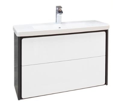 Модуль Roca RONDA, для раковины 700, белый глянец/антрацит, подходит раковина Gap Z.RU93.0.296.4