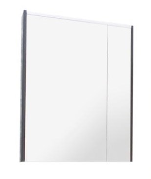 Зеркальный шкаф Roca Ronda 60, 60*14,5*78 см, белый глянец/антрацит (Z.RU93.0.296.8) Z.RU93.0.296.8