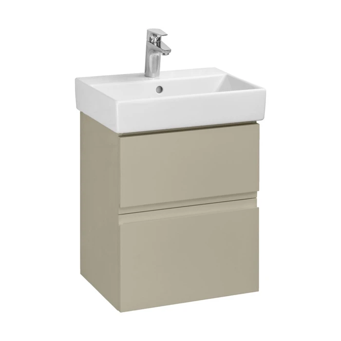 Комплект OLETA  A857638515 модуль для раковины 500 мм, 460х374х548 мм, с 2 ящиками, капучино + JIKA раковина 500х390 8.1242.5.000.104.1 Z.RU93.0.762.8