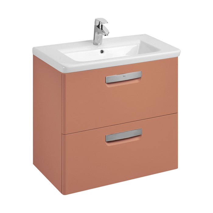 Тумба под раковину Roca The Gap Original 70 подвесная, 2 ящика, терракота (Z.RU93.0.783.8) Z.RU93.0.783.8