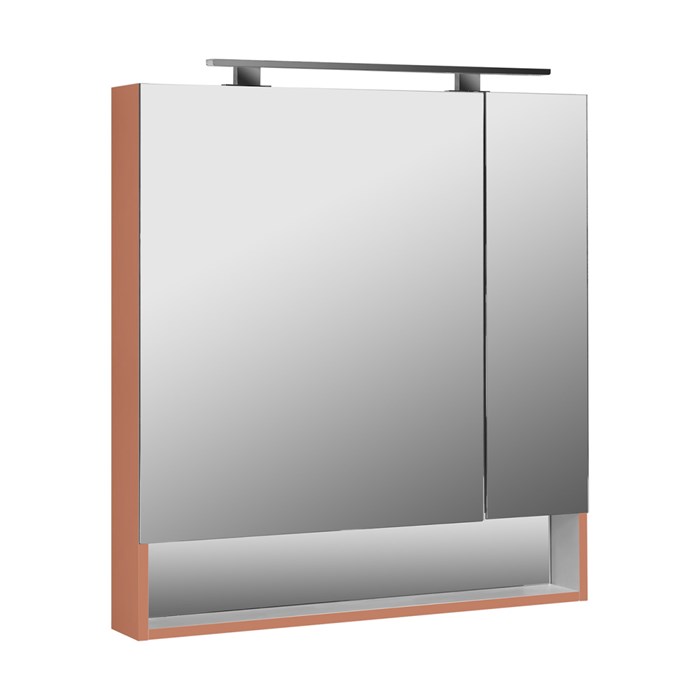 Зеркало-шкаф Roca The Gap Original 80 подвесной, с подсветкой, терракота (Z.RU93.0.784.2) Z.RU93.0.784.2