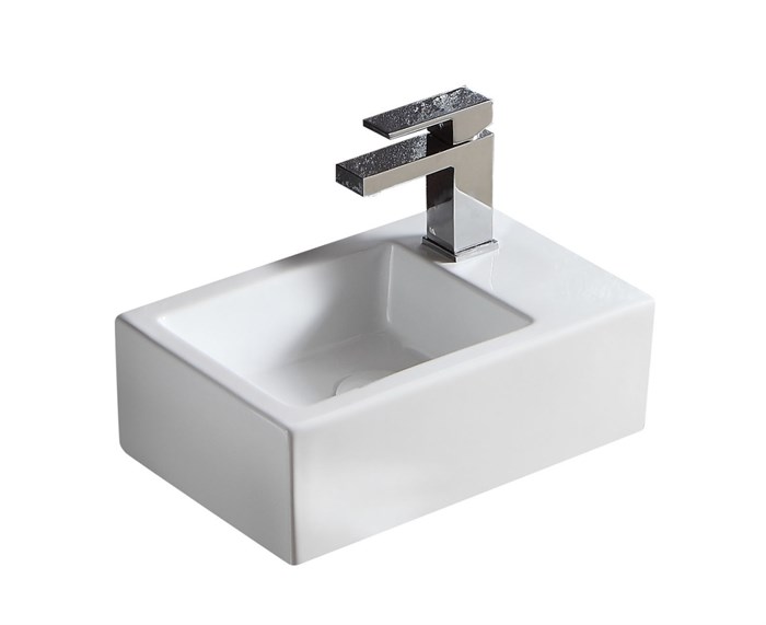 Раковина Azario 37х23,5х12,5 правая, белая (AZ4331) AZ4331