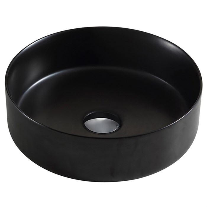 Раковина Azario 355х355х120 накладная, круглая, чёрная матовая (AZ-3134-MB) AZ-3134-MB