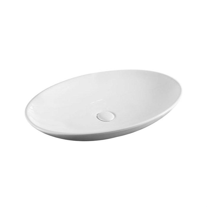 Раковина накладная Azario 655х395х140 овальная, белый (AZ- 40148) AZ- 40148