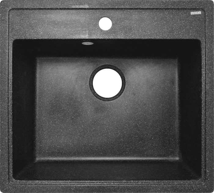 Кухонная мойка AZARIO Litos 570x505x200 искусственный мрамор, цвет Черный (CS00078325) CS00078325