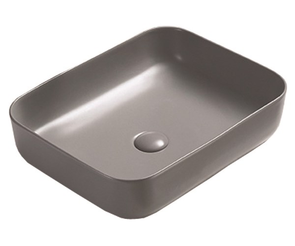 Раковина Azario накладная 500х390х130 цвет светло-серый матовый (AZ-78109MH) AZ-78109MH