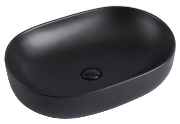 Раковина Azario накладная 600х415х135 матовая тёмно-серая (AZ-2196MDH) AZ-2196MDH