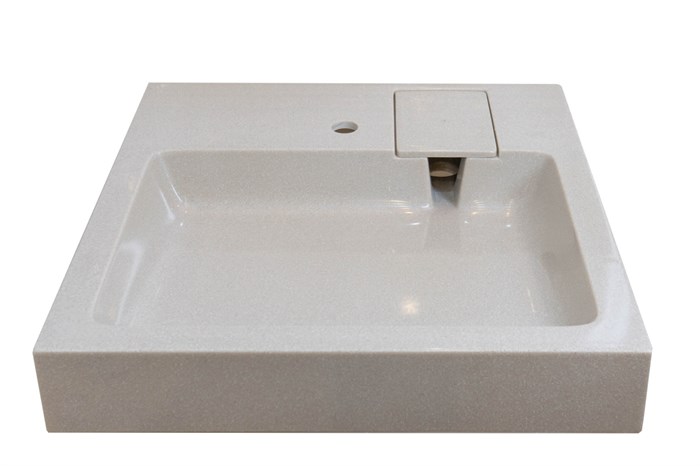 Раковина подвесная Azario Monako 600х600х85 литьевой мрамор, бежевая (CS00079880) CS00079880