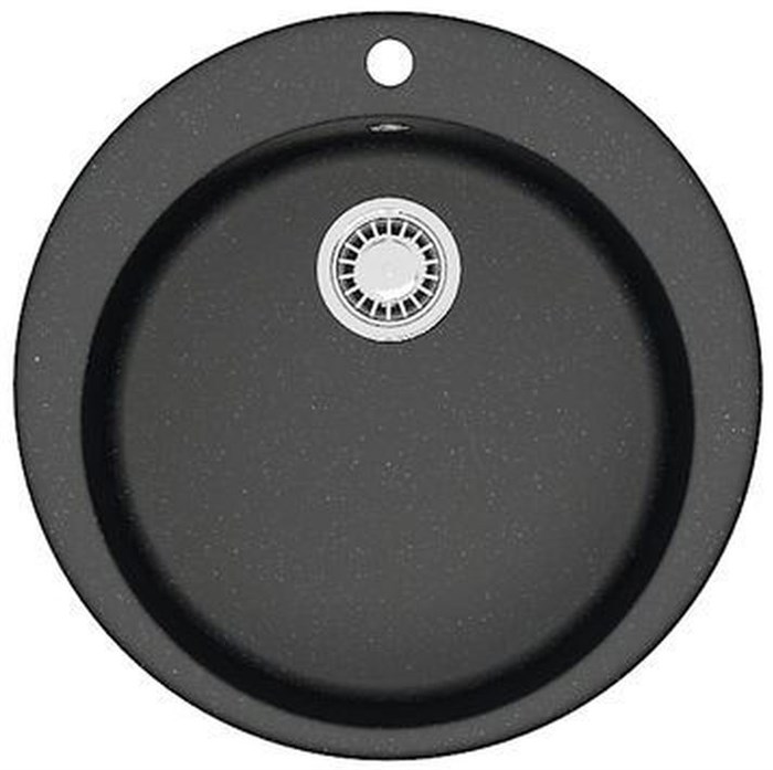 Кухонная мойка AZARIO Vital 507x507x200 искусственный мрамор, цвет Черный (CS00078345) CS00078345