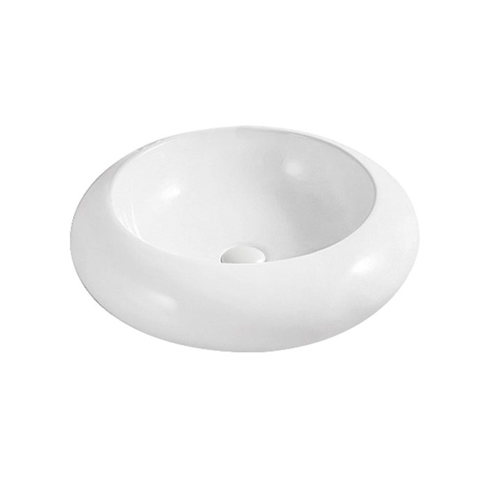 Раковина Azario 490х490х130 накладная, круглая, белый (AZ-3010) AZ-3010