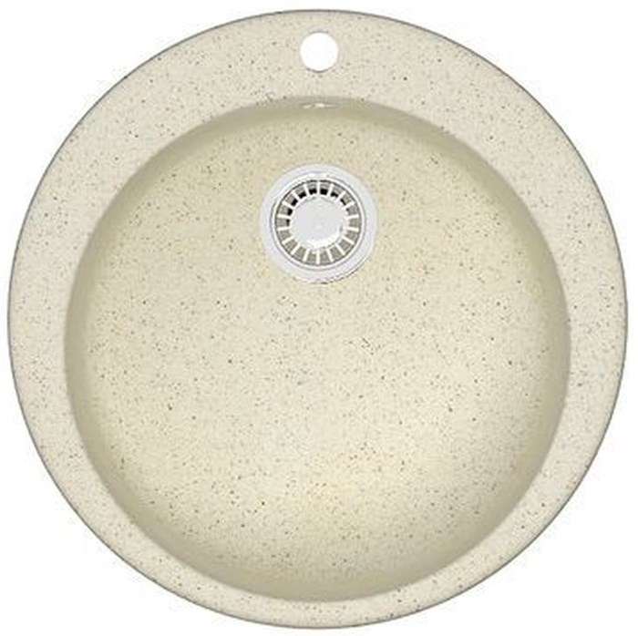 Кухонная мойка AZARIO Vital 507x507x200 искусственный мрамор, цвет Бежевый (CS00078344) CS00078344