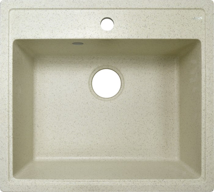 Кухонная мойка AZARIO Litos 570x505x200 искусственный мрамор, цвет Бежевый (CS00078324) CS00078324