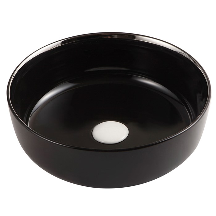 Раковина Azario 38,5х38,5х14 ультратонкая, черная глянец (AZ-4003) AZ-4003
