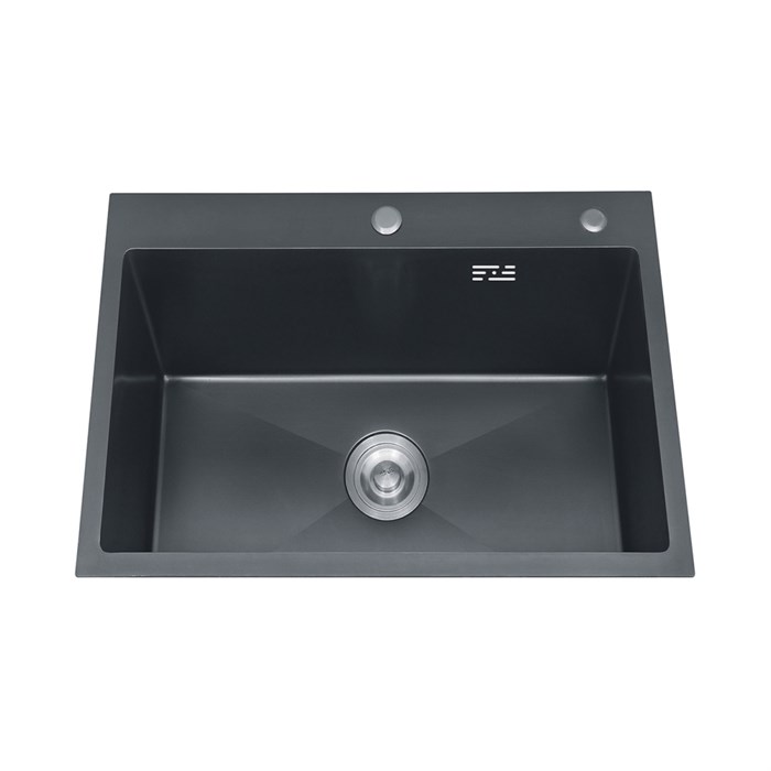 Кухонная мойка AZARIO SABRINA 500х500х200 нержавеющая сталь, цвет Оружейная сталь (AZB5050S) AZB5050S