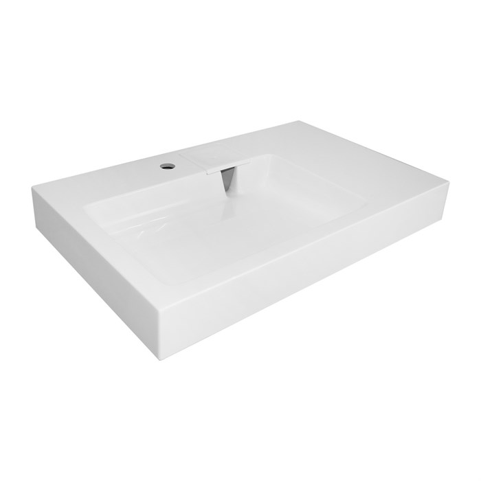 Раковина подвесная Azario Ritsa 801х503х95 над стиральной машиной, белый (CS00093810) CS00093810