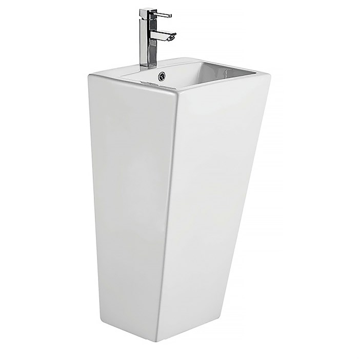 Раковина напольная AZARIO FRETTA SQUARE 440х380х835 отдельностоящая, прямоугольная (AZ-303) AZ-303