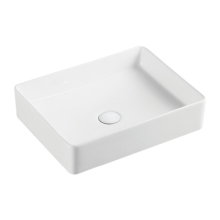 Раковина-чаша Azario 510х405х110 накладная, прямоугольная, матовый белый (AZ-2178-MW) AZ-2178-MW