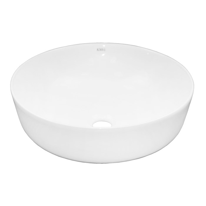 Раковина-чаша Azario 355x355x150 накладная, круглая, белый глянец (AZ-3217) AZ-3217