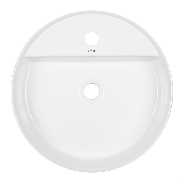 Раковина накладная Azario 450х450х110 круглая, белый глянец (AZ-3220) AZ-3220