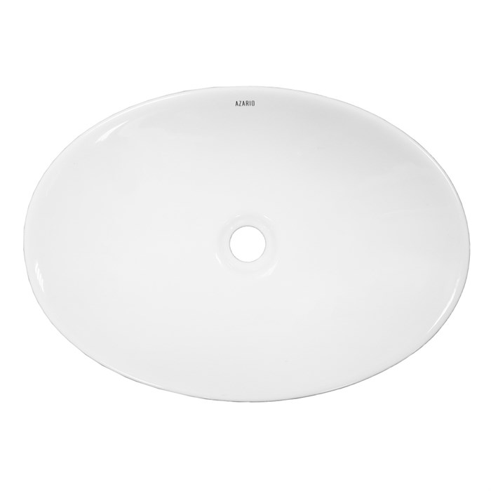 Раковина накладная Azario 500х355х90 санфаянс, белый глянец (AZ-1025-S) AZ-1025-S