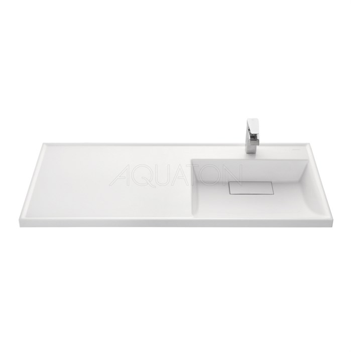 Раковина AQUATON Лондри 1200  белая, правая (1A72243KLH010) 1A72243KLH010