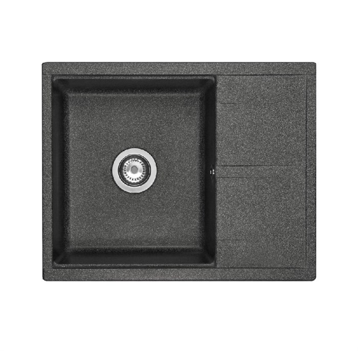 Кухонная мойка AQUATON Делия 65, графит (1A718632DE210) 1A718632DE210