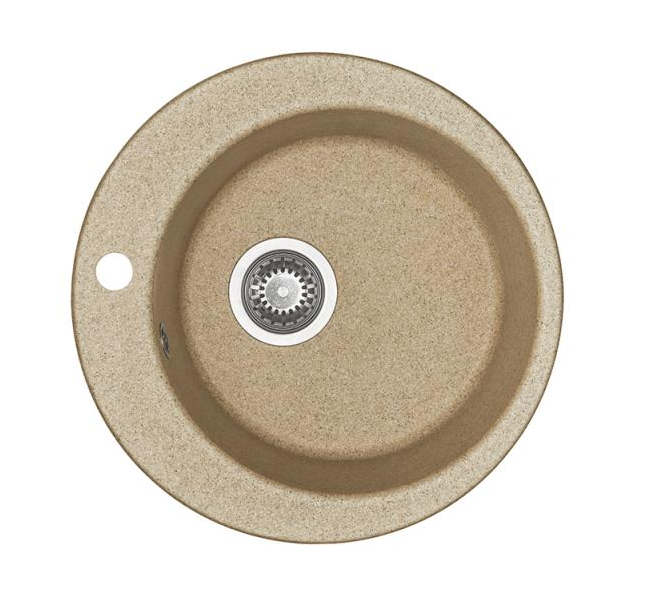 Кухонная мойка AQUATON Иверия 480мм., цвет песочный (1A711032IV220) 1A711032IV220