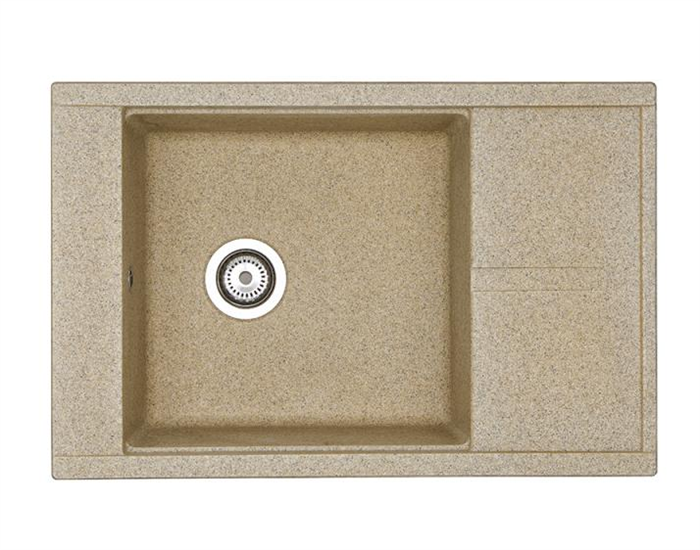 Кухонная мойка AQUATON Делия 78, цвет песочный (1A715132DE220) 1A715132DE220