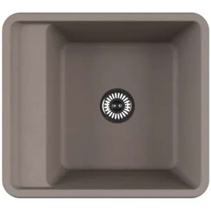 Кухонная мойка AQUATON Беллис 57 Серый шелк (1A724932BS250) 1A724932BS250