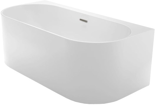 Ванна акриловая Azario BRADFORD 1800х800х580 пристенная, в комплекте с сифоном и металлической рамой (BRA18080) BRA18080