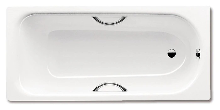 Ванна, серия SANIFORM PLUS STAR Mod.337, размер 1800*800*410, alpine white, без ножек, с отв. для ручек 133700010001