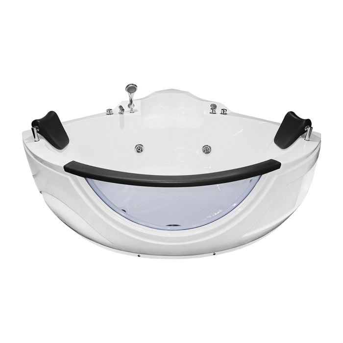 Ванна акриловая Loranto 1550х1550х750 угловая, с гидромассажем, для двух персон (CS-831N) CS-831N