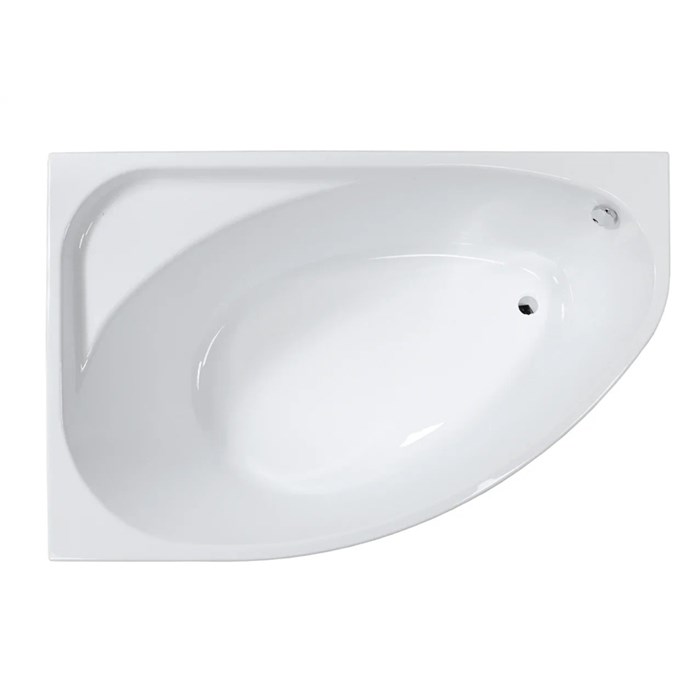 Ванна акриловая VAGNERPLAST HAPI асимметричная 170х110 см, левая, белая (VPBA170HAP3LX-04) VPBA170HAP3LX-04