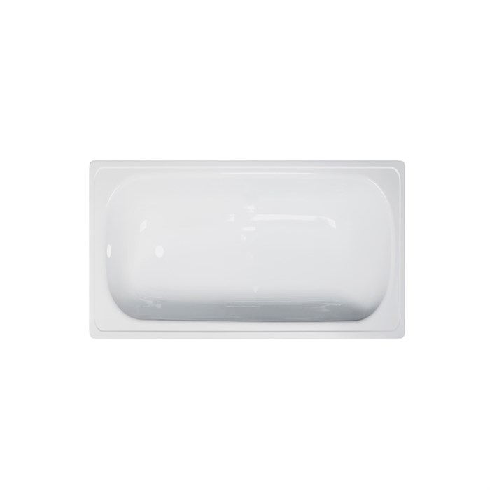 Ванна стальная ВИЗ RIANTO 120х70х40 пристенная, с опорной подставкой, с рантом (RV-120) RV-120